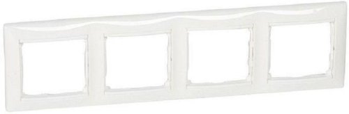 Рамка горизонтальная Legrand Valena 4-м. белый картинка